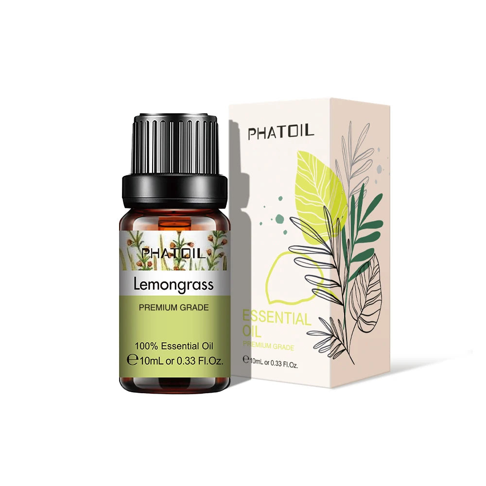 PHATOIL 10ml Pure Natural Essential Oil – Air Freshener Refill for Diffusers & Humidifiers